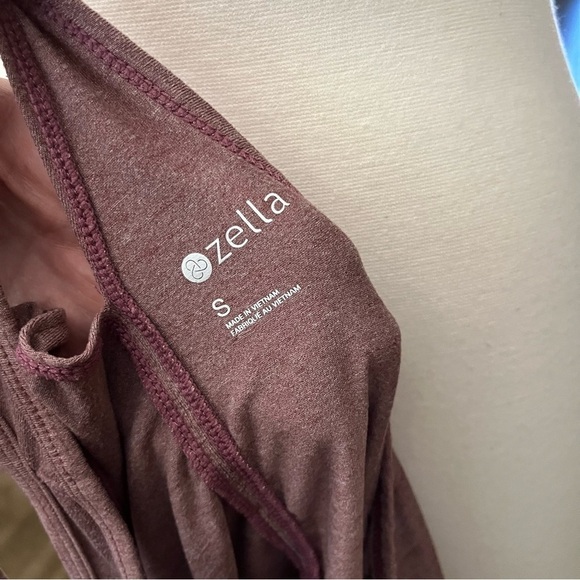 Zella Tank Top Women's Size S Pink Stretch Split Back Cutout Running Yoga Sports - Picture 6 of 6